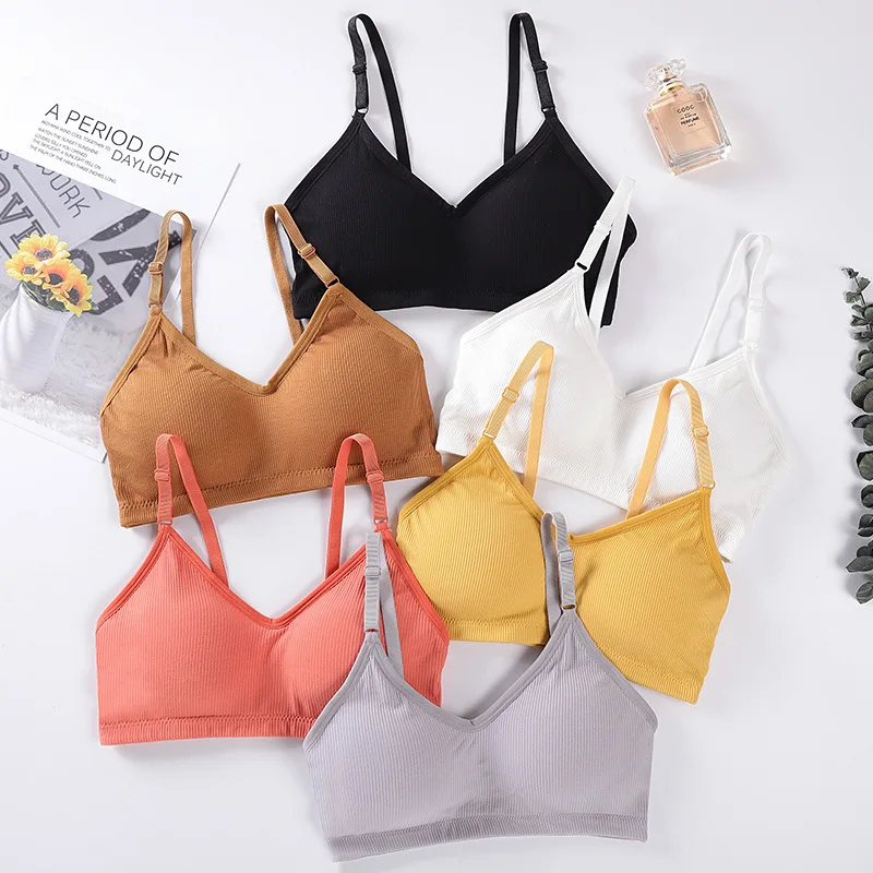 shelf bra Seamless Lingerie Women Sexy Shockproof Sports Bra for Women Sleep Tops Wire Free Bralette Feamle strapless bra