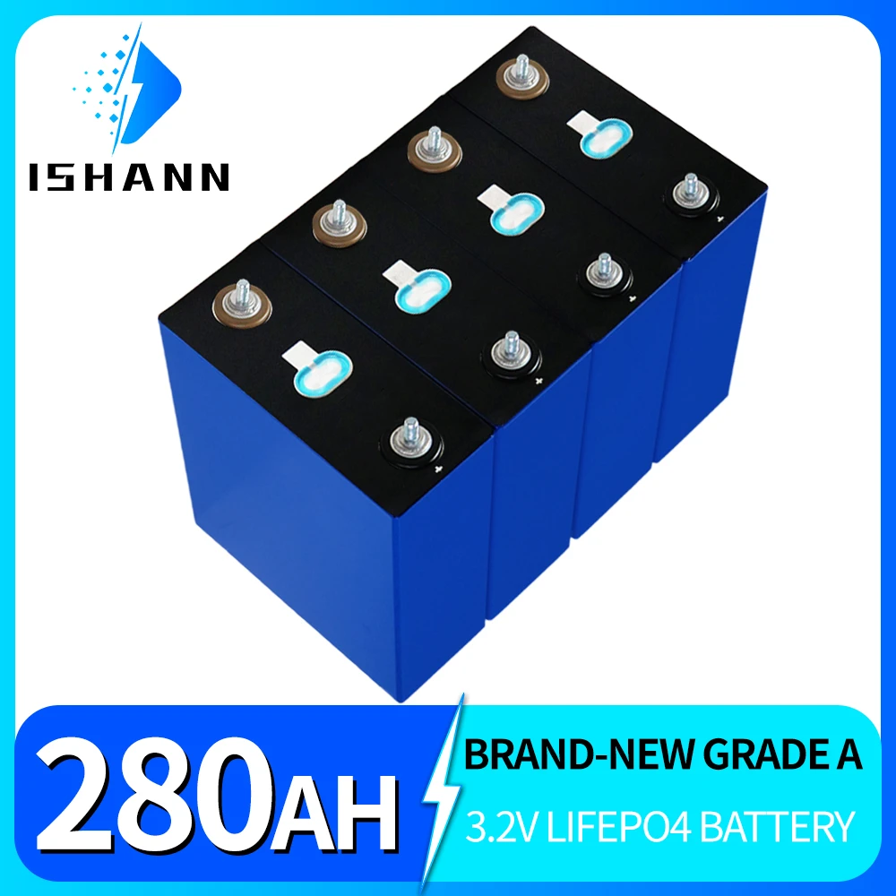 New 3.2V Lifepo4 280Ah Battery 32PCS Large Capacity Cycle 6000 times LIFEPO4  Batteri Solar Cell System Complete EU US TAX FREE| | - AliExpress