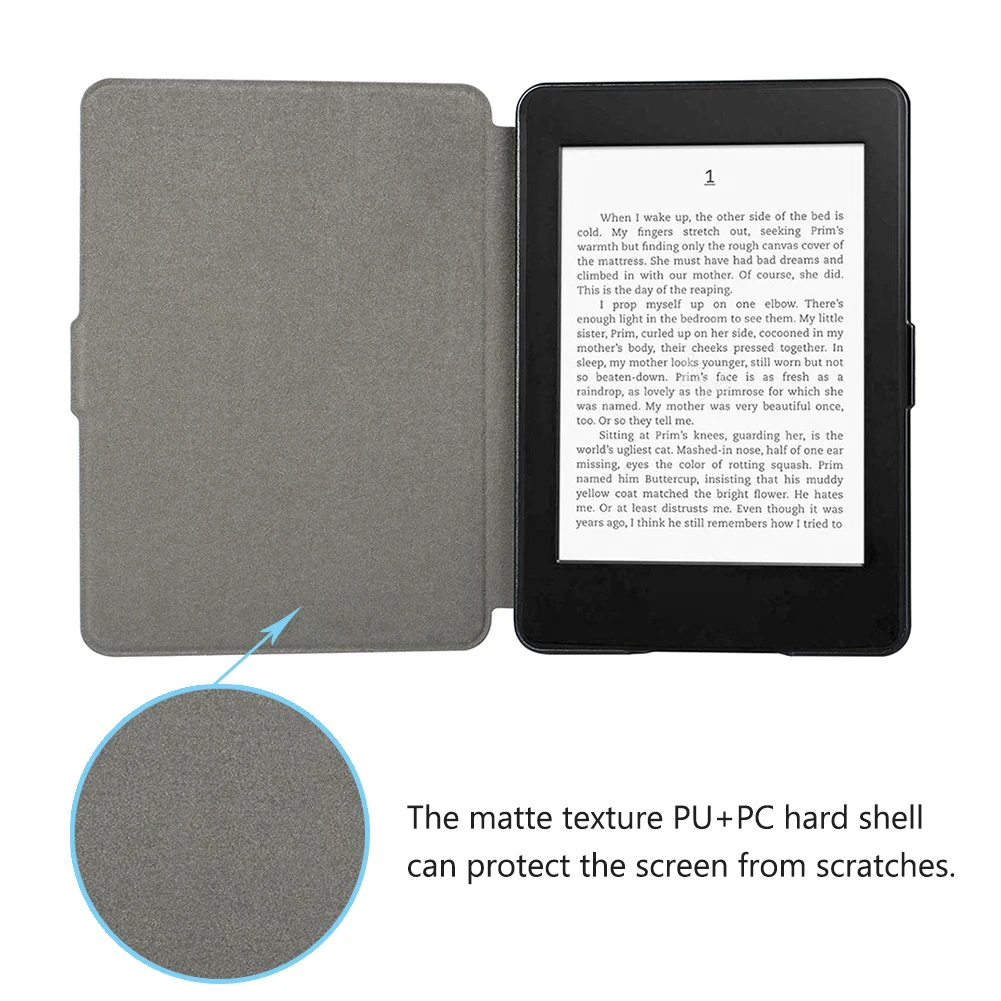 Waterproof Painted Matte Case for  Kindle Paperwhite 4 2018 Gen 10 PQ94WIF