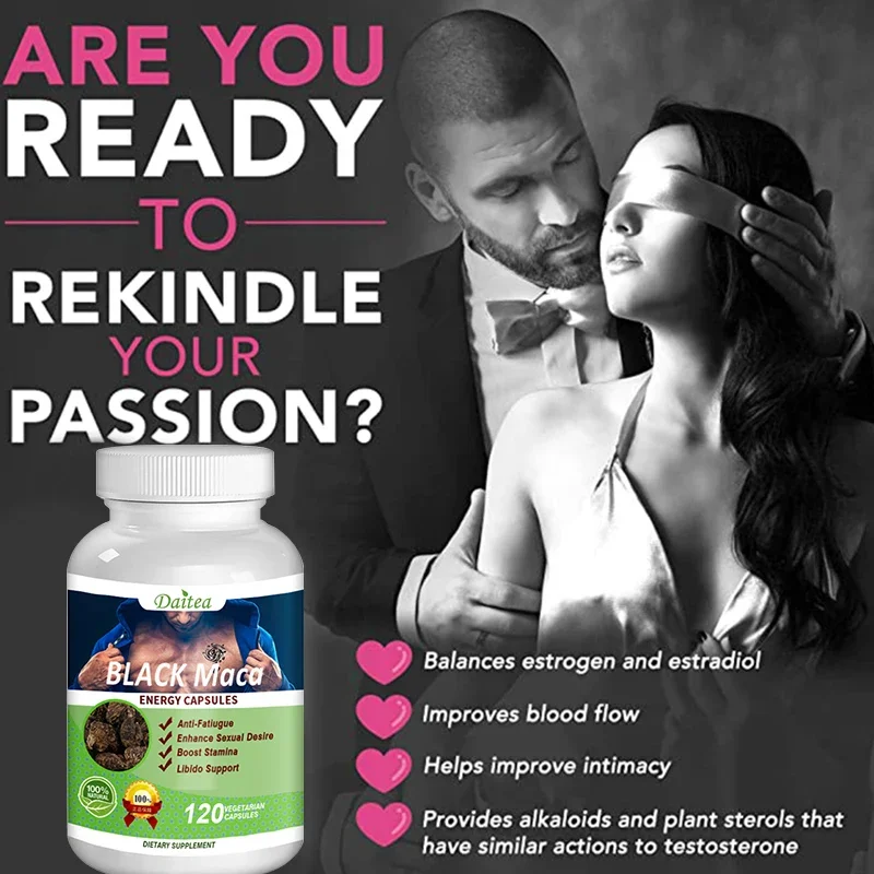 

Best Male and Female Enhancement Supplement - Relieve Fatigue, Increase Size, Length, Improve Mood, Improve Stamina, Energy Maca
