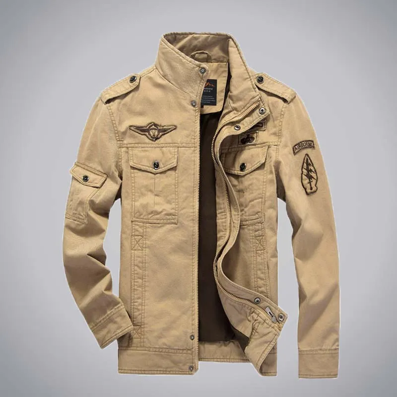 

Military Fleece Jackets Men Winter Thick Warm Bomber Cargo Jacket Coats Male Casual Air Force Tactical Outwear Plus Size 6XL