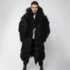 Men's Natural Sheepskin Coat Men Fur Coat Extra Long Full Skin Real Fur Jackets Luxury Mongolian Fur Coats 1