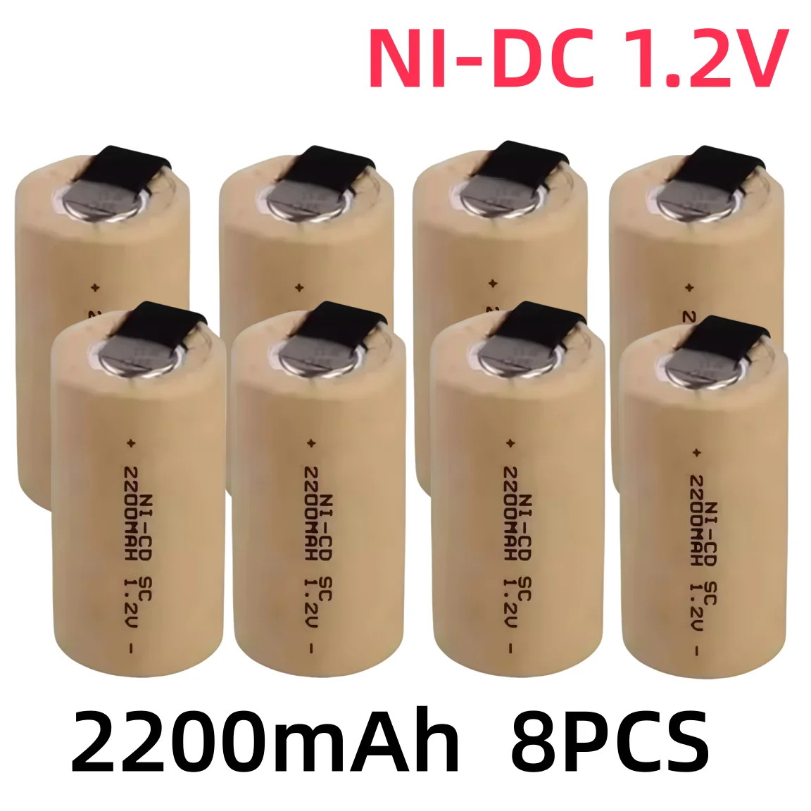 8pcs battery