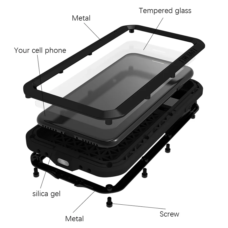 SORAKA Cover per iPhone SE 2022/2020 con anello Custodia iPhone 8