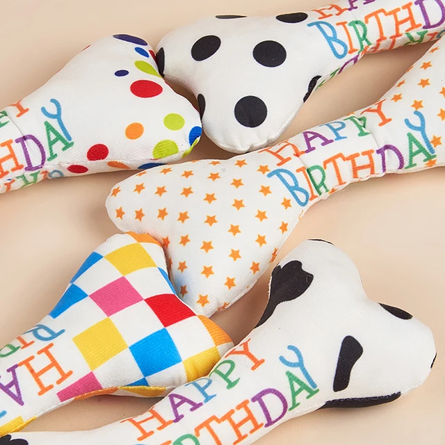 1 pet party birthday gift voice toy, squeaking sound, daily interaction with dogs to relieve boredom 5