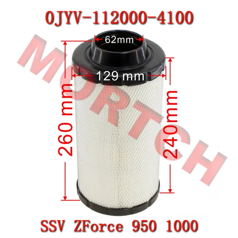 MORTCH Luftfilterelement 0JYV-112000-4100 für CFmoto SSV ZForce 950 1000 Ersatzteilzubehör – Detail 1