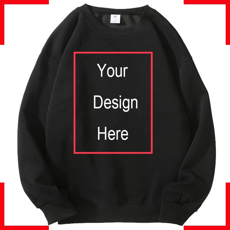 Men's Custom Cotton Hoodie with Personalized Text