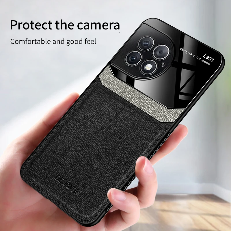 Luxurious Leather Texture Shockproof Phone Case - Premium Protection