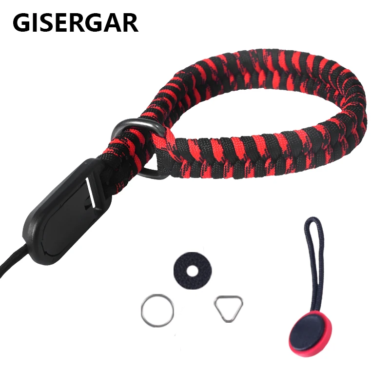 Hand-Woven Adjustable Quick Release Camera Wrist and Neck Strap