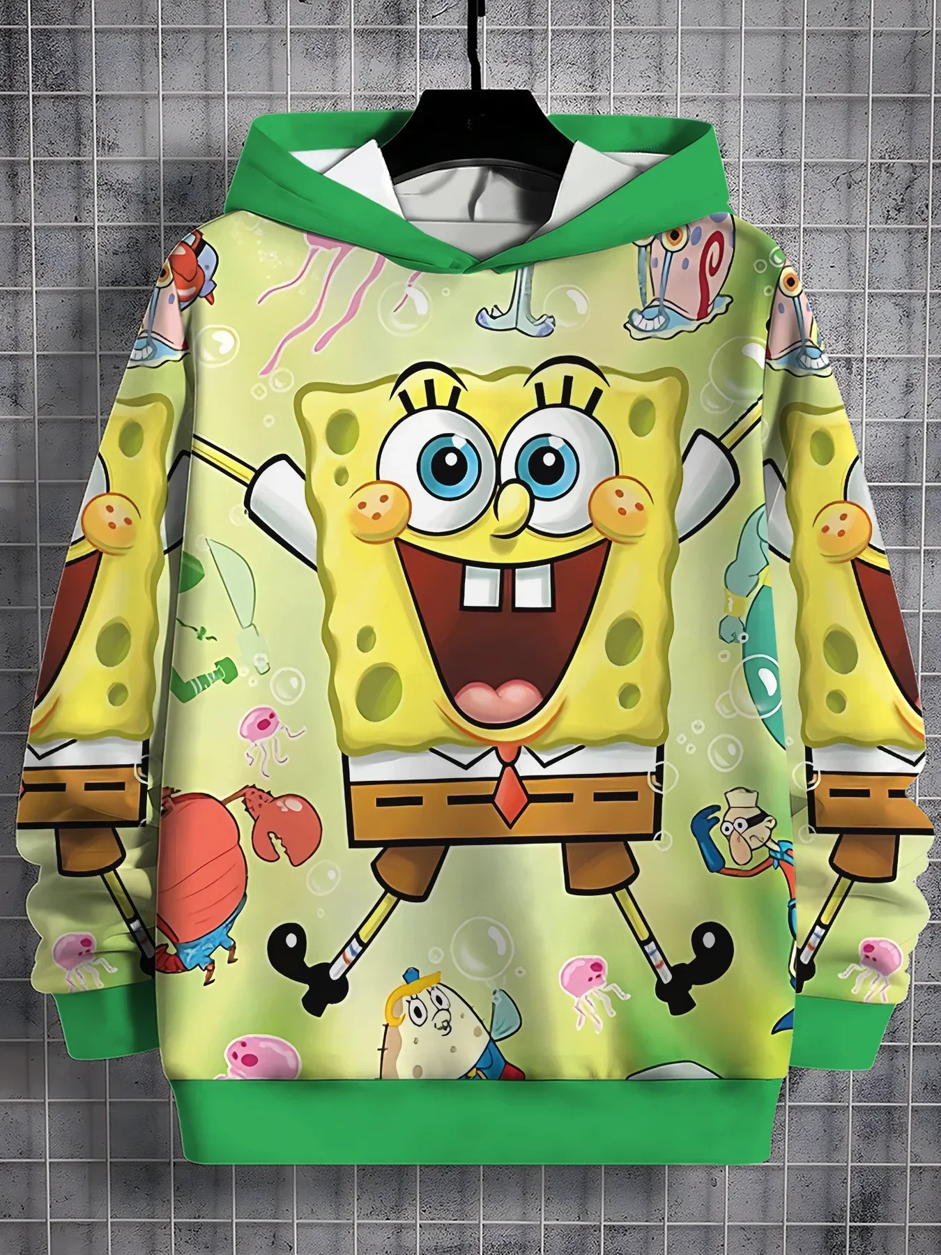 3D Print Funny Cartoon Spongebobs All Seasons Children Casual Sweatshirt Cool Pullover Tops Unisex Clothes Boy Girl Hoodies 3