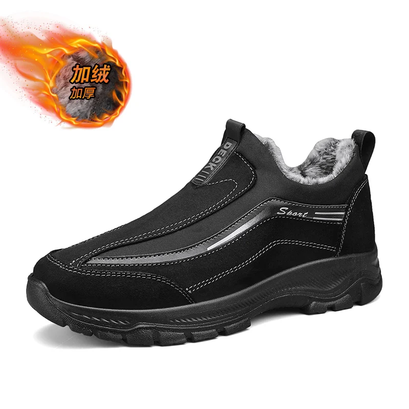 

Winter Outdoor Waterproof Hiking Boots Men Non-slip Shoe Walking Climbing Hiking Shoes Mountain Sport Boots Hunting Men Sneakers