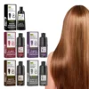Hair Dyeing Shampoo 3-In-1 Deep Nourishing Hair Roots Repair Damage Hair Long Lasting Color Natural Organic Shampoo Hair Care 6