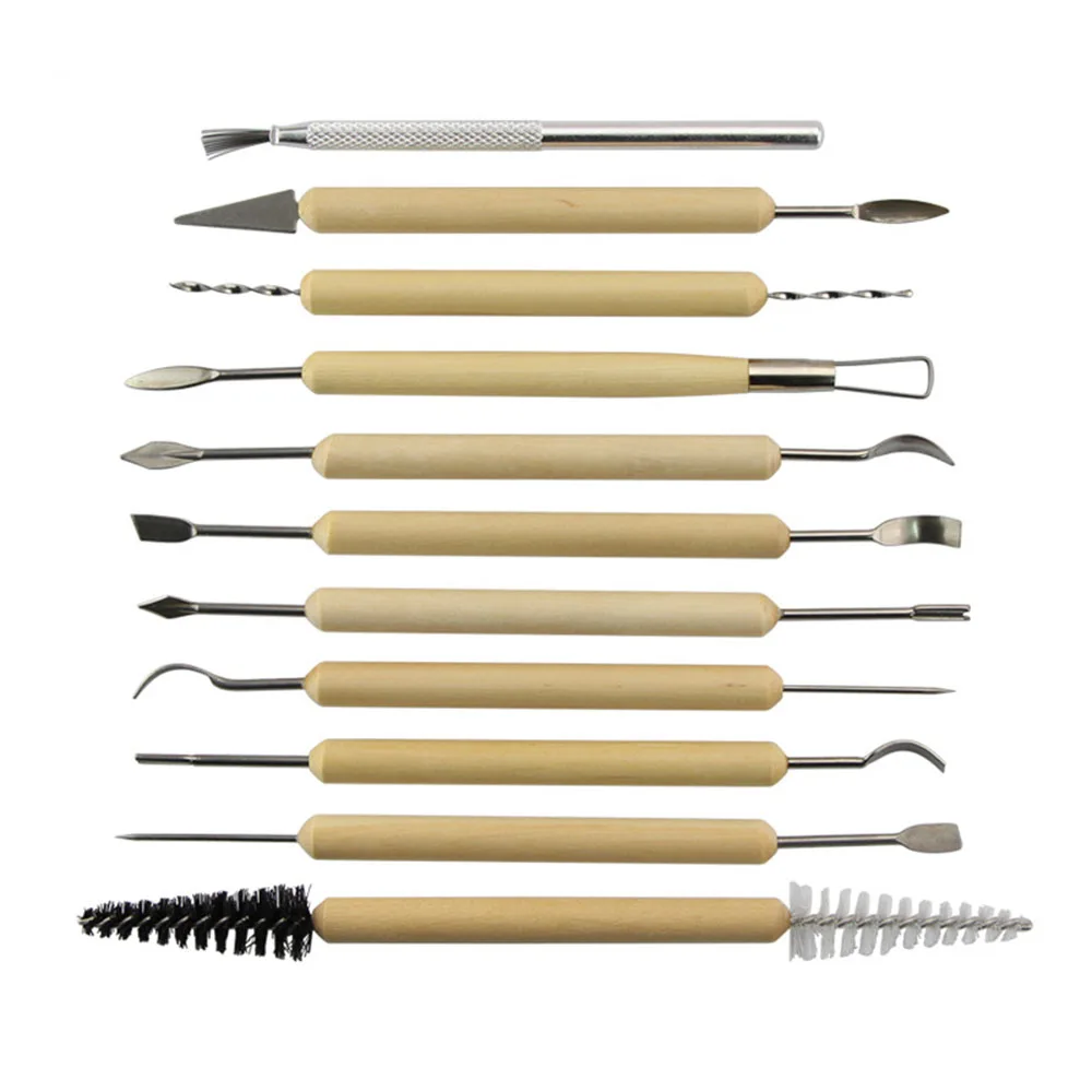 סט כלי חימר ערכת פיסול פיסול ווקס חריטה קרמיקה כלי פולימר מעצבים דגם כלי פיסול