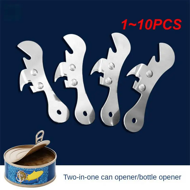 

1~10PCS New Multifunction Can Opener Stainless Steel Safety Side Cut Manual Tin Professional Ergonomic Jar Tin Opener Cans