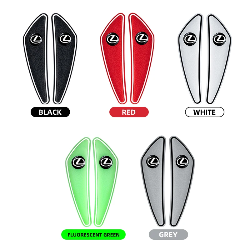 렉서스 F-SPORT ES RX NX LS UX LM LX GX LC RZ IS CT GS RC HS용 차체 범퍼 스크래치 방지 충돌 방지 고무 스트립 4개