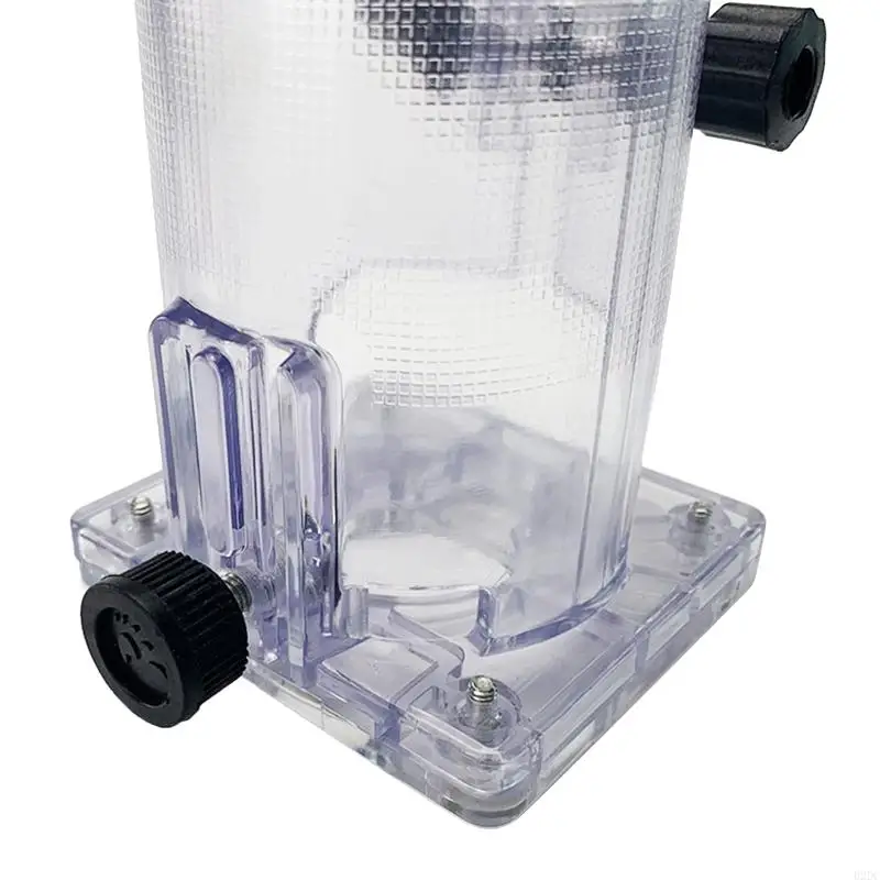 02DC Upgrade Tranparent Base for Trimming Machine Woodworking for Palm Router Base