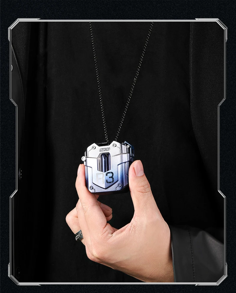 ROCK R3 Steampunk Mecha Wireless Bluetooth Earbuds description image 9