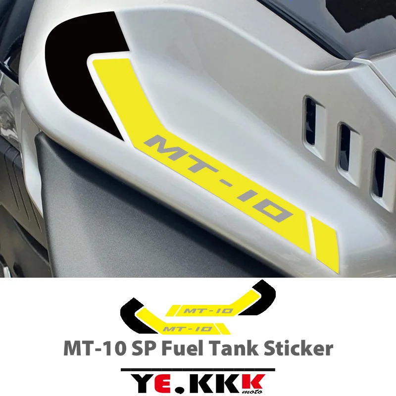 For YAMAHA MT-10 MT10 MT-10SP  SP Curve Fuel Tank Stickers Custom MT-10 Curve Fuel Tank Sticker Set No Background Die-cut Decal