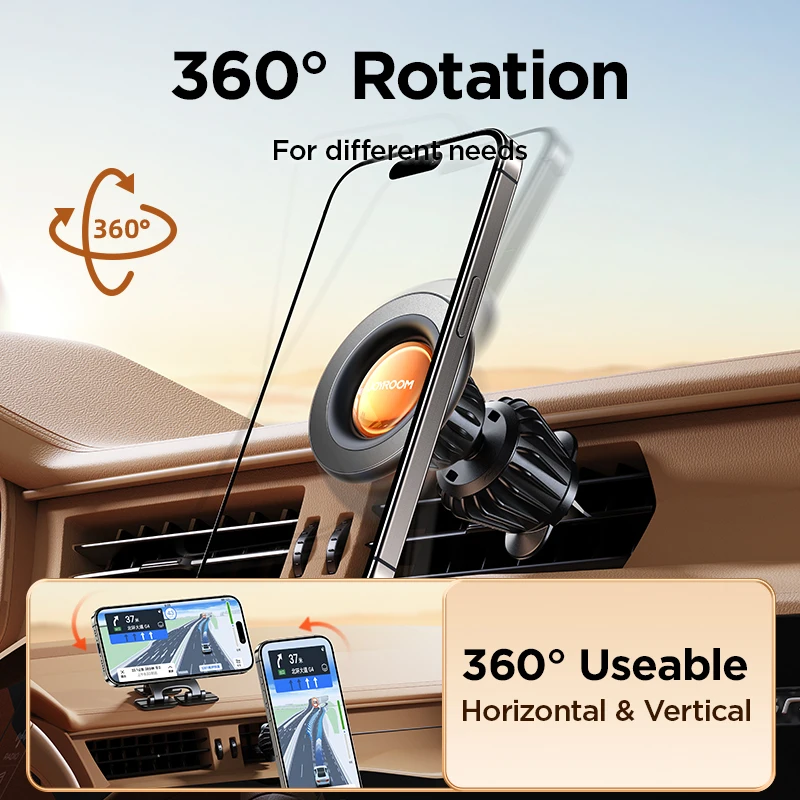 Joyroom Magnetic Car Phone Holder Mount Universal Air Vent & Dashboard Smartphone Stand Bracket Cell GPS Support in Car