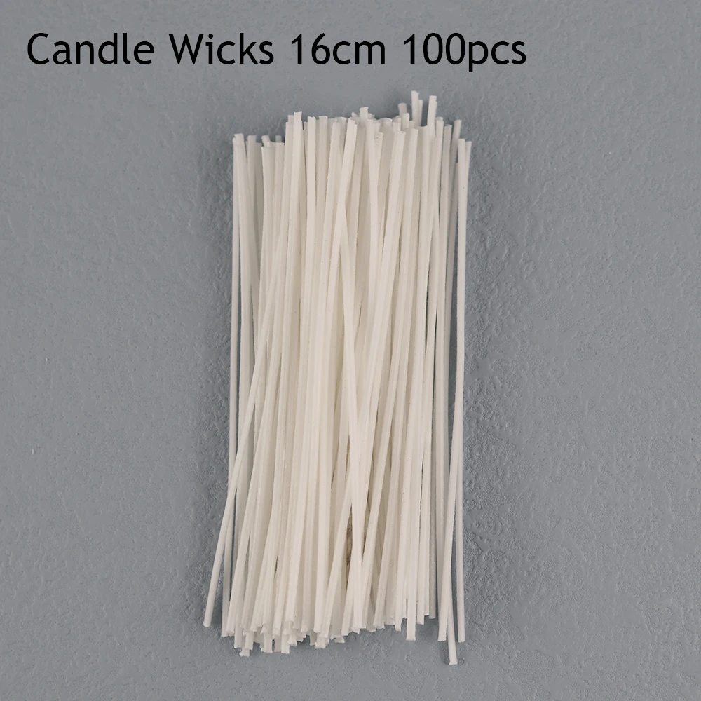 Description Picture 3 of item8Cm~20Cm Candle Wicks 100Pcs/set Smokeless Pre-Waxed Burn Longer Cotton Wick for DIY Scented Candle Making Supplies
