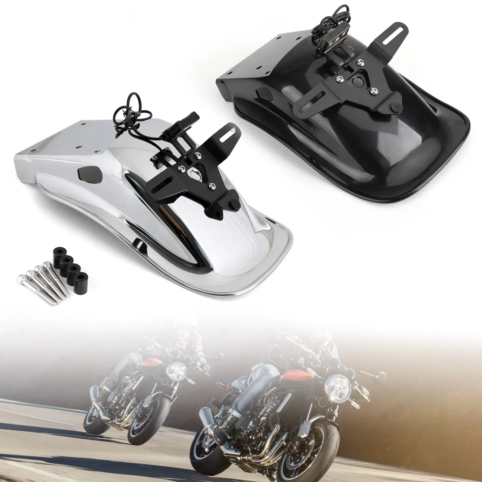 

Заднее крыло мотоцикла Areyourshop, брызговик для Kawasaki Z900 RS Z900RS Cafe 18 19 Chrome