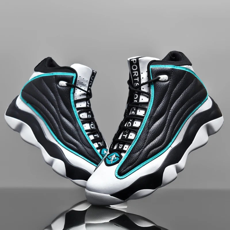 High Quality Mens Fitness Basketball Shoes Basketball Shoes Mens Sneakers Autumn High Top Anti-skid Outdoor Sneakers 2