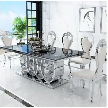 Stainless Steel Dinning Table Set 1