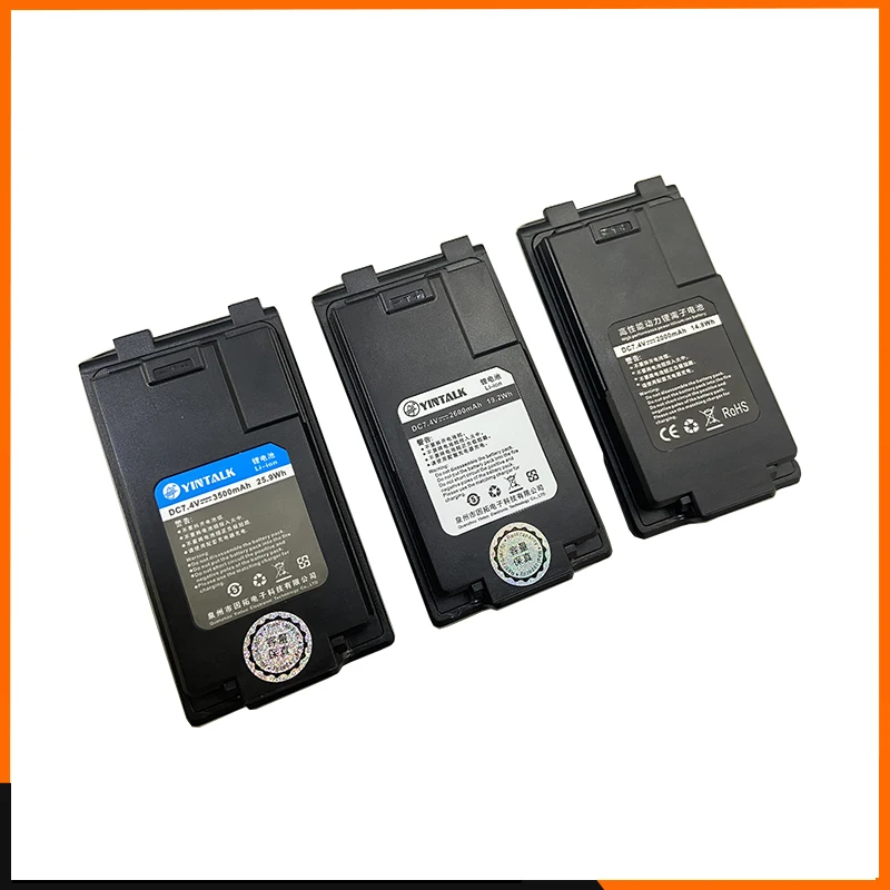 UV-K6 Thicker Li-ion Battery 2000/2600/3500mAh Quansheng UV K5 UV5R Plus Battery USB Type-C Charger UV-K58 Battery Replacement 3