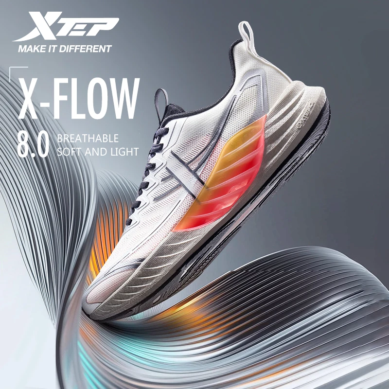 Xtep X-Flow 8.0 Running Shoes For Men 2054 Spring Lightweight