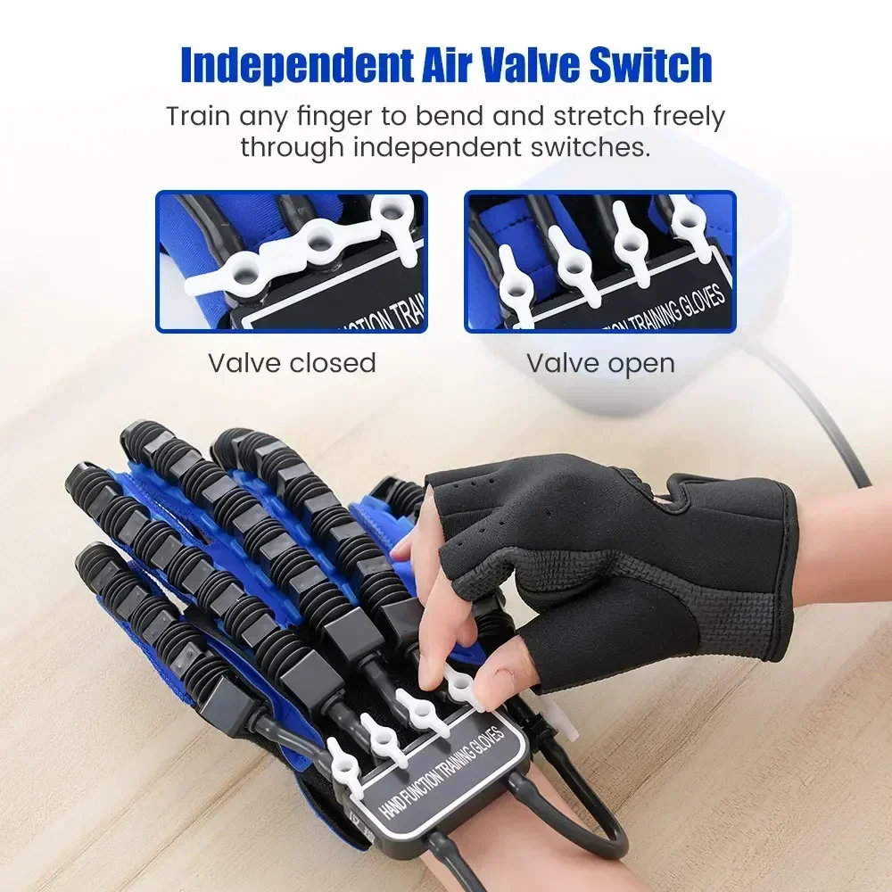 Hand Rehabilitation Robot Gloves Finger Rehabilitation Glove Hemiplegia Cerebral Infarction Training Equipment Physiotherapy - Image 3