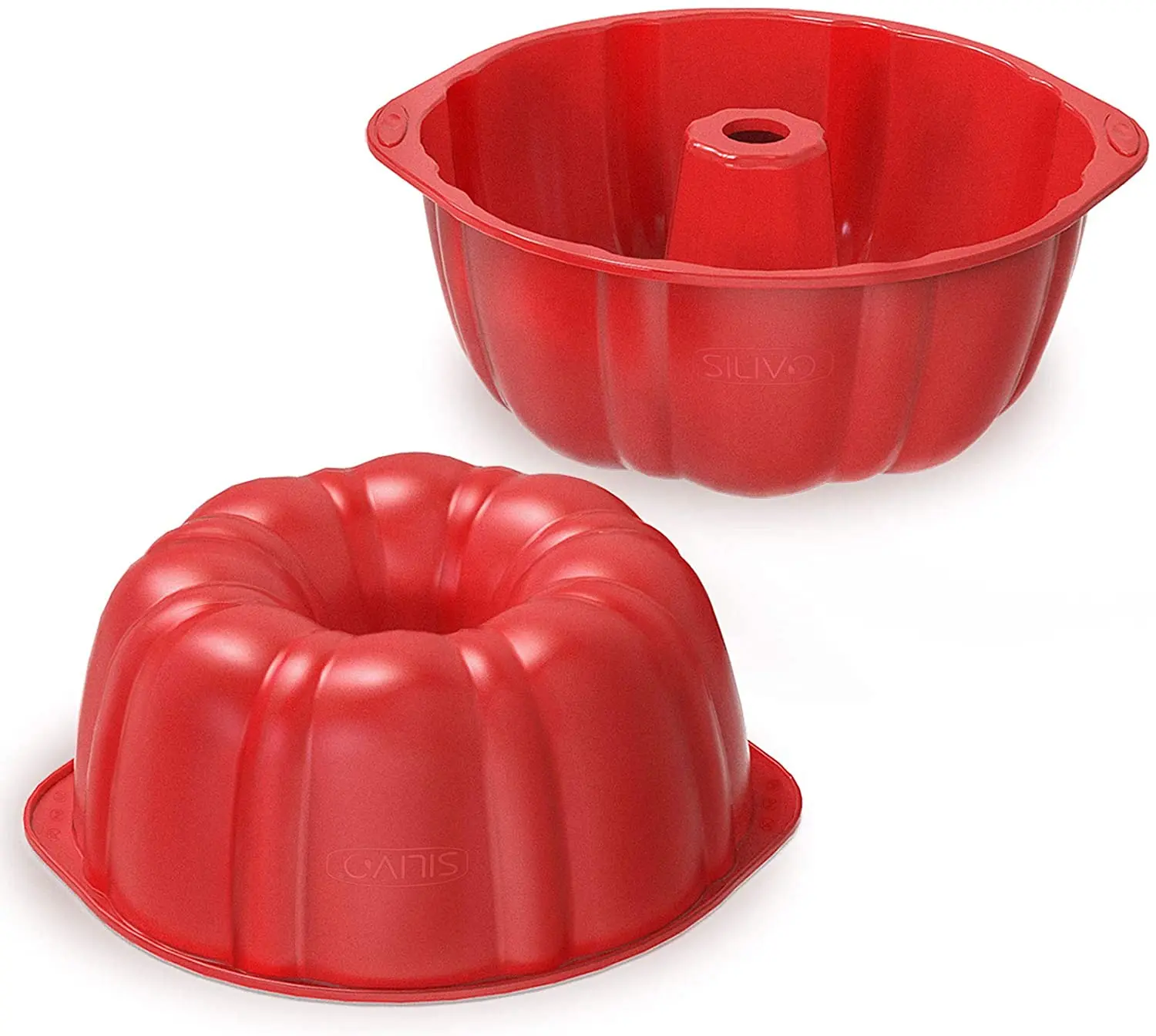 7 inch silicone bundt pan set of 2 6 cup silicone bundt cake pan