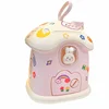 Cartoon Mushroom House Cute Piggy Bank Girls Boys Large Capacity Internet celebrities Children's Small House with Key Piggy Bank 3
