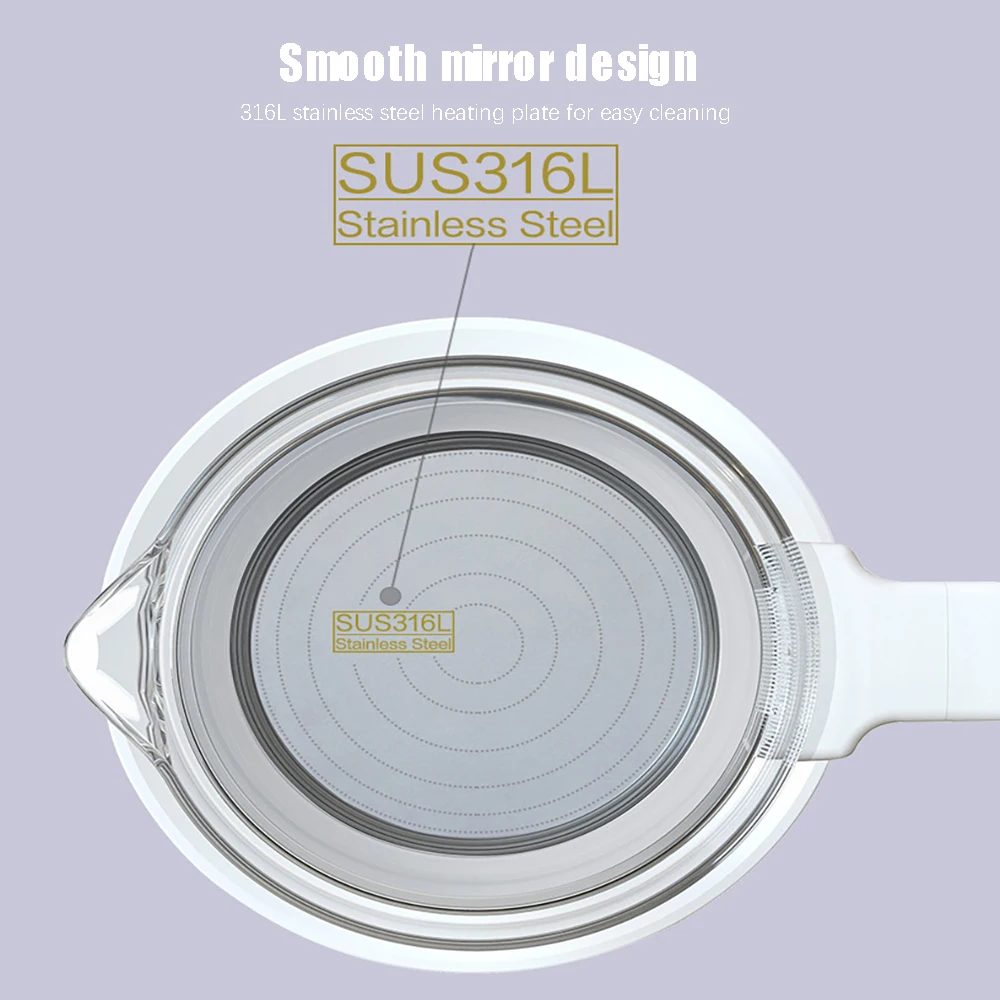 1.2L Thermostatic Milk Kettle 220V Baby Water Warmer Intelligent Milk Heating Thermos Constant Temperature Pot electric kettle,milk regulator kettle