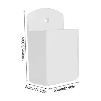 Remote Organizer Box Adhesive Remote Holder Wall Mount Home Organization Remote Control Box For Living Room Bedroom Gym Room 6
