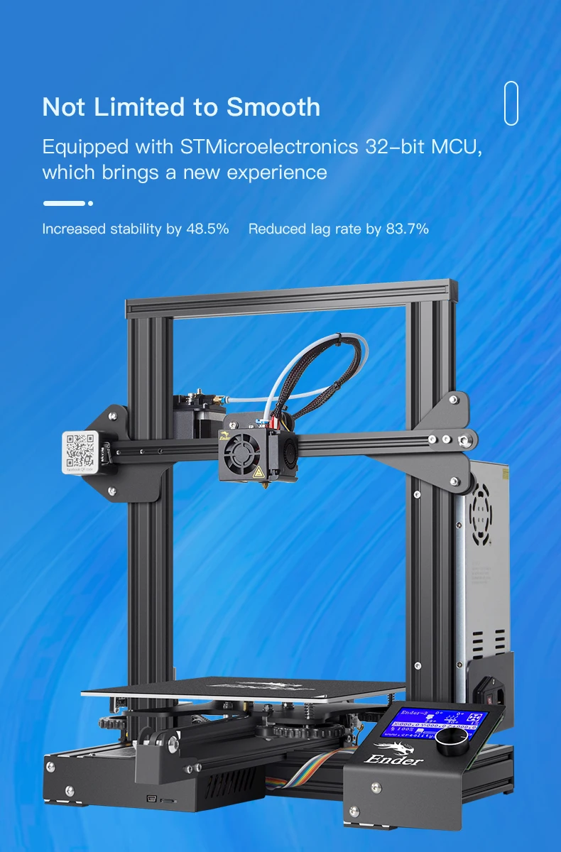 silenciosa para Ender-3 atualizar 32 bits placa-mãe 3d peças de impressora