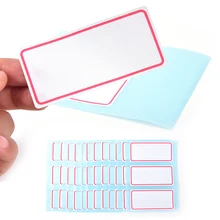 

12sheets/pack 34*73mm Smooth Die-cut Blank Stickers Can Be Used On Almost Any Clean Solid Surface White Sticker Paper