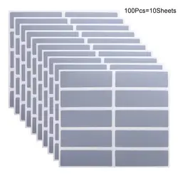 100pcs Rectangular Adhesive Scratch - Off Stickers - Fun and Creative Scratch Cards Set (100pcs)