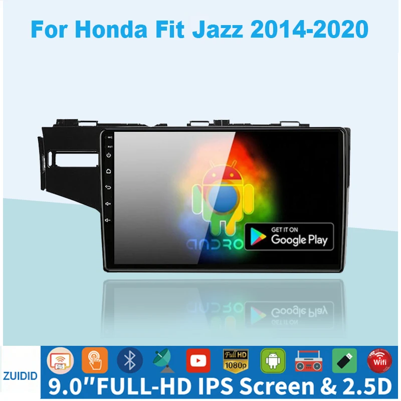 

9'' Android 10 2 Din Car Radio For Honda Fit RHD 2014 2015 2016 2017 GPS Navigation Autoradio Multimedia Player IPS Head Unit