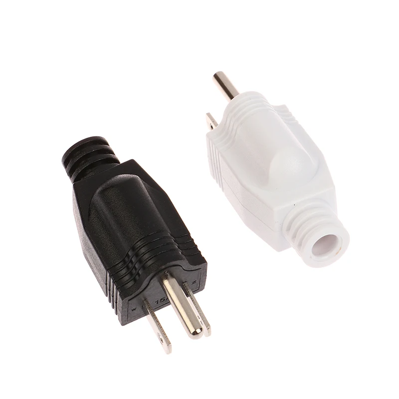 American Detachable Plug 15A AC Electrical Power Male Plug Adaptor Adapter Wire Rewireable Extension Cord Connector plug adapter