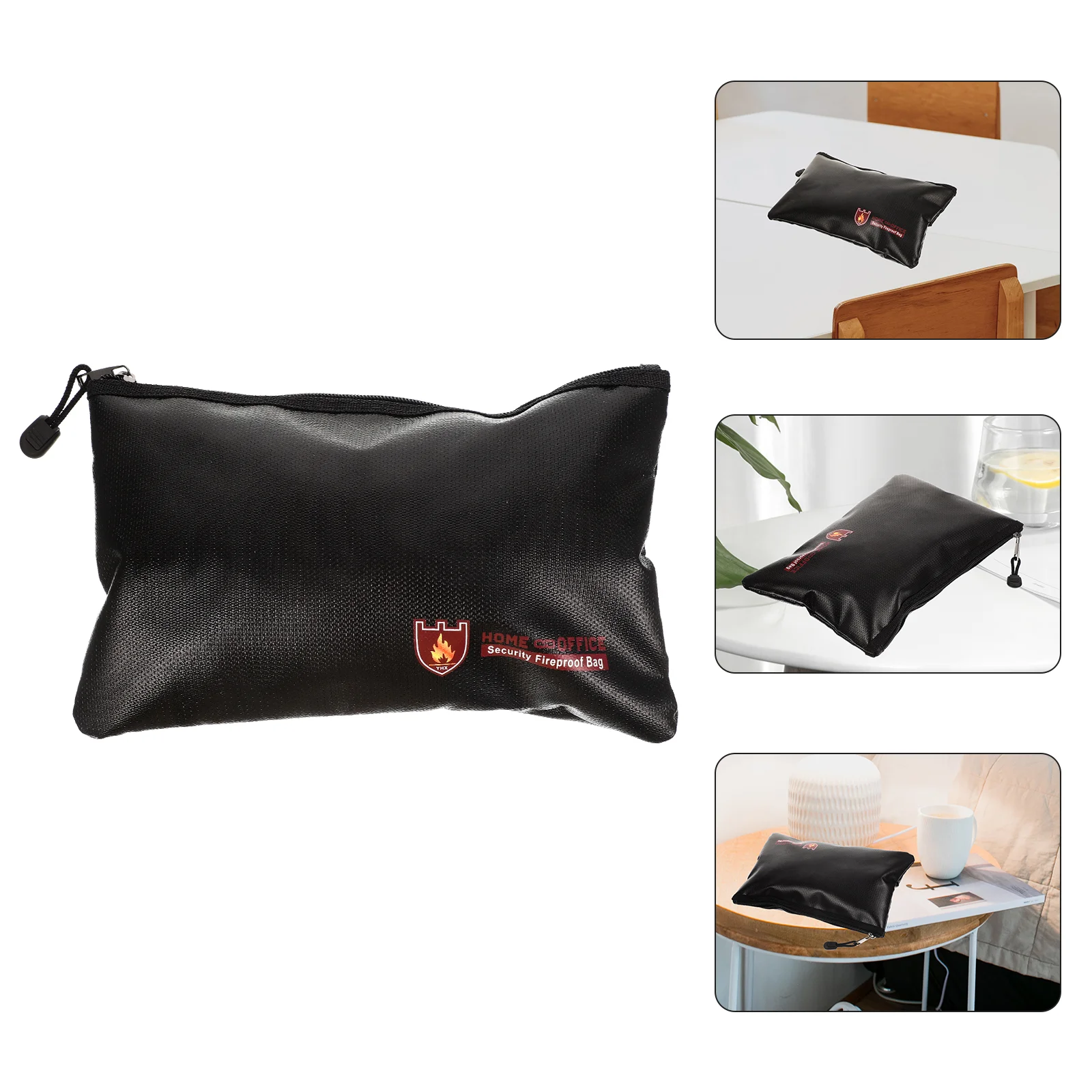 

Fireproof Safe Fireproof File Bag Document Stand Small Safe Fire-resistant Zipper Portable New Composite Materials Practical
