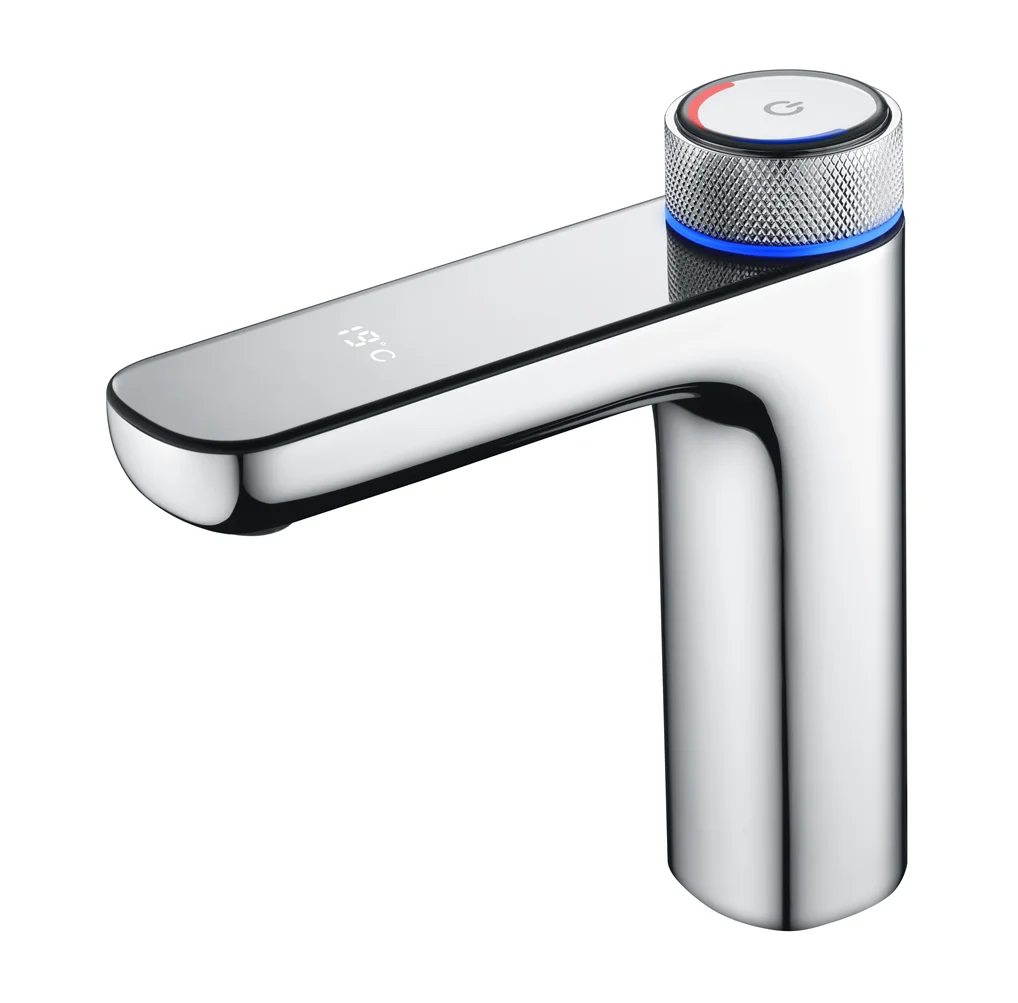 

High Quality Smart Electric Light Temperature Display Digital Faucet For Bathroom Restroom Bathtubs Basin Sinks With Sensor