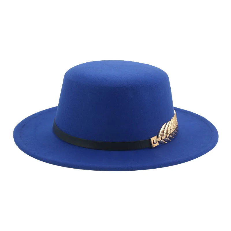 felt fedora hat Hat for Men Women Hat Fedora Felted Caps Flat Top Wide Brim Solid Casual Formal Band Luxury Fedoras Hat 2022 шляпа женская шляпа mens fedora