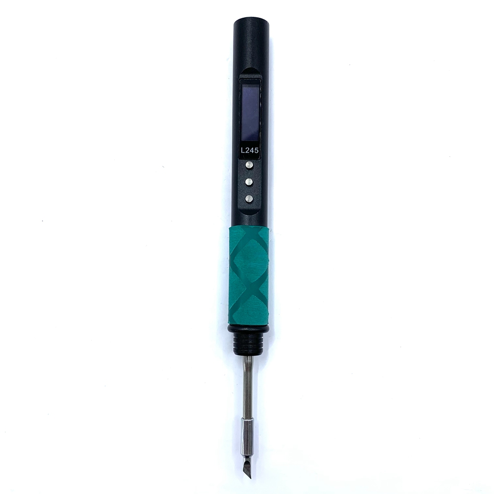 L245 65W Digital Soldering Pen Portable Electric Soldering Iron Aluminum Alloy CNC Shell QC PD Type-C for JBC245 Black
