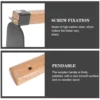 Iron Gardening Cultivator Manual Wooden Handle Agriculture Hoe Vegetable Farming Tool Weeding Hoe 2