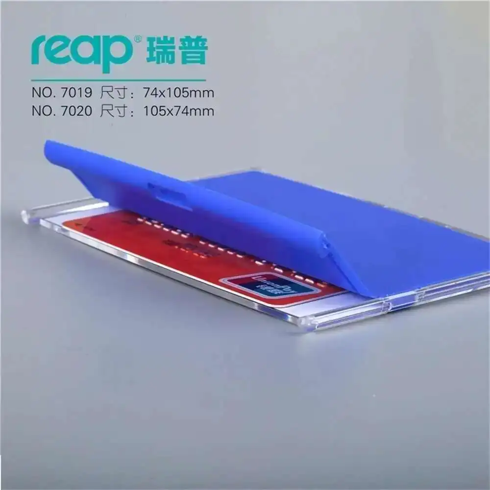 7119 Big Reap Size(105mmx74mm) With Lanyard Id/ic Card Holder Tag Badge For Kids Name School Camp Office Business