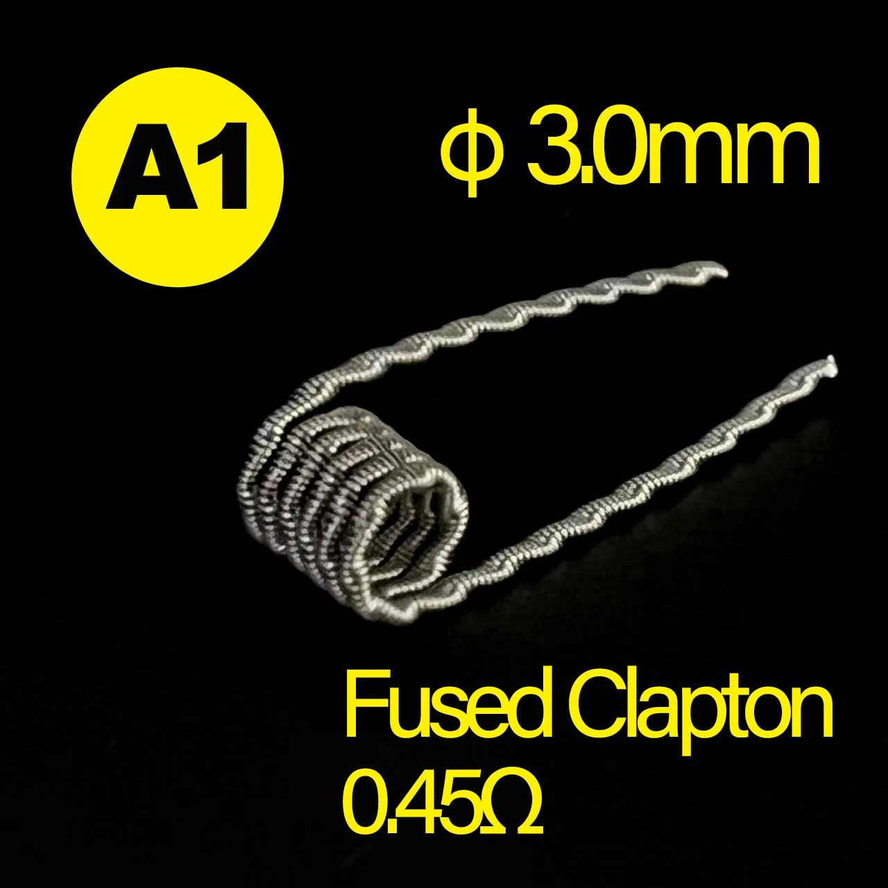 48PCS/Box 3.0mm PreBuild Coils DIY Alien Fused Clapton/Flat/Mix Twisted/Hive/Quad/Tiger Watercolor Accessary
