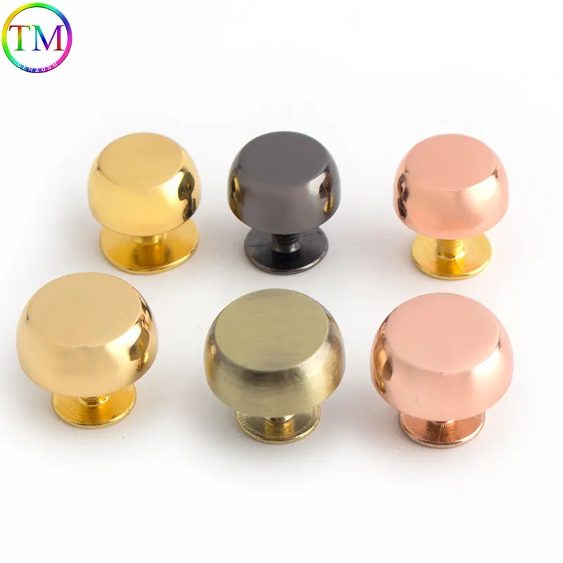 20-100 Pieces Metal Multi-Color Bucket Shape Rivet Spikes Round Head Screw Back Rivets Studs For Clothes Bag Shoes Accessories