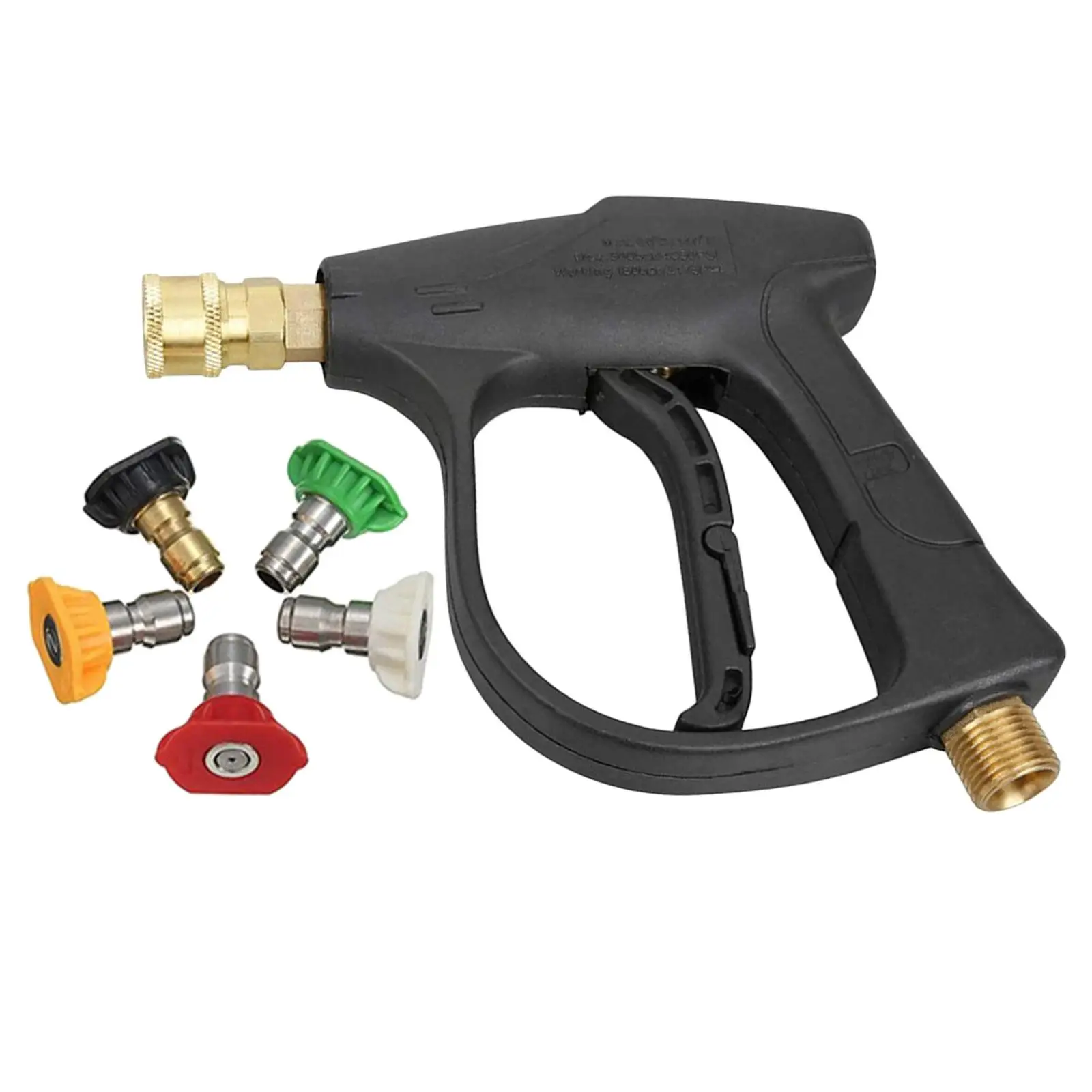 

High Pressure Washer ,3000 PSI Max with 5 Color Nozzles M2 Hose Connector Nozzles Tips