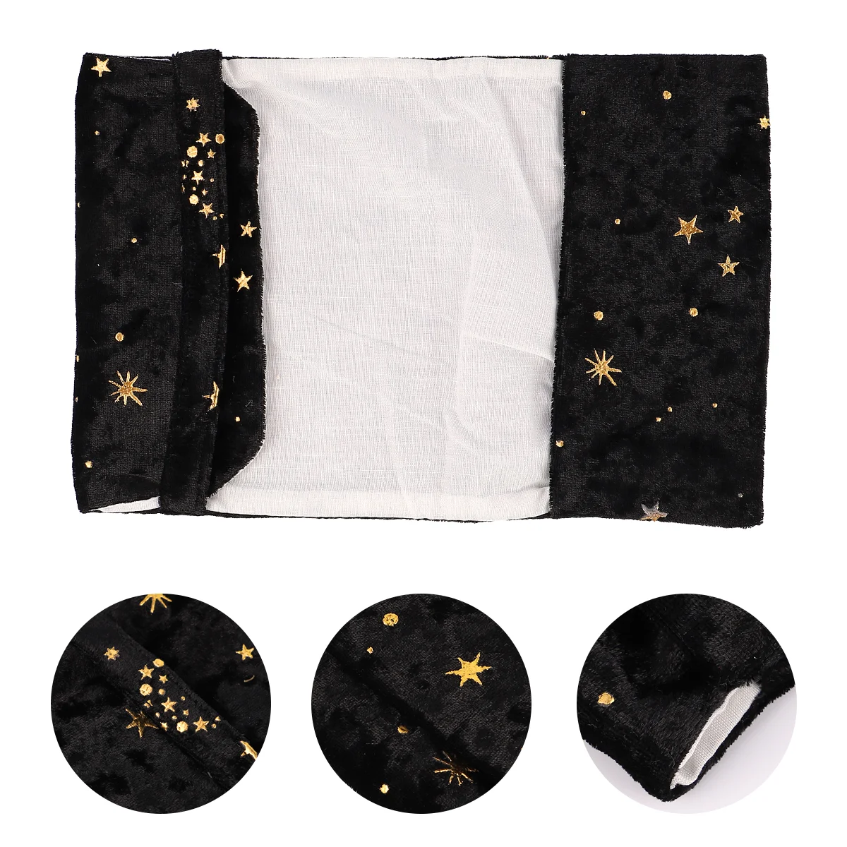 

Обложка для книг с золотым тиснением, Обложка для книг с звездным узором, Обложка для дневника, Тканевая обложка для книг (23,50x15,50x0,10 см)