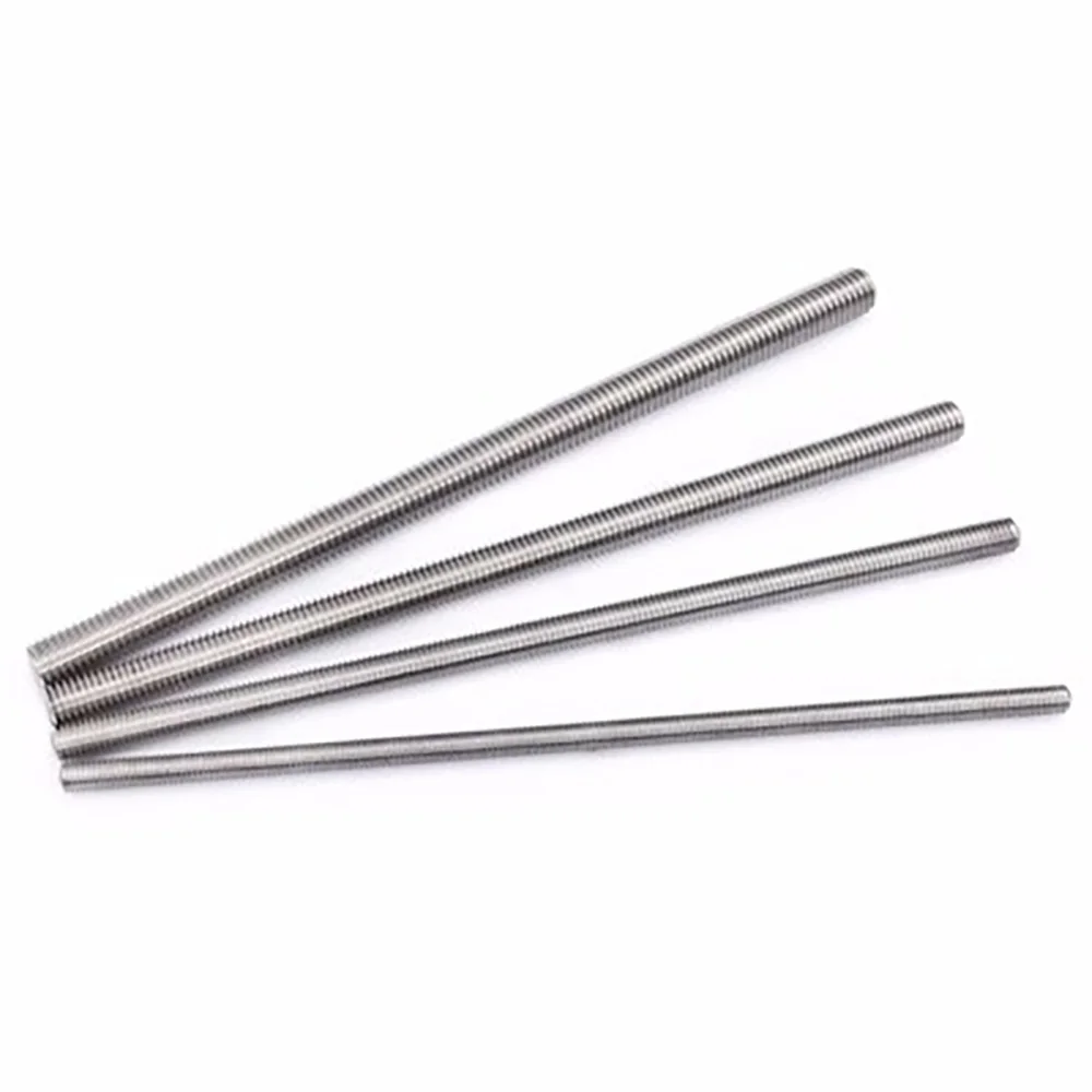 

1pc A2 304 Stainless Steel Fully Thread Rod Bar Stud Wire Headless Screw Rod Bar Stud M6 M8 M10 M12 M14 M16 M18 M20 Length 250mm